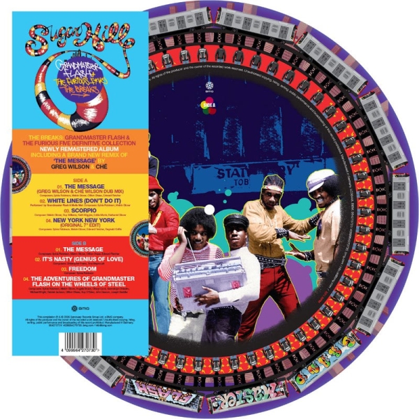 Grandmaster Flash & The Furious Five - The Breaks: Grandmaster Flash & The Furious Five Definitive Collection (Zoetrope Vinyl) i gruppen VINYL / Kommende / Hip Hop-Rap hos Bengans Skivbutik AB (5689895)