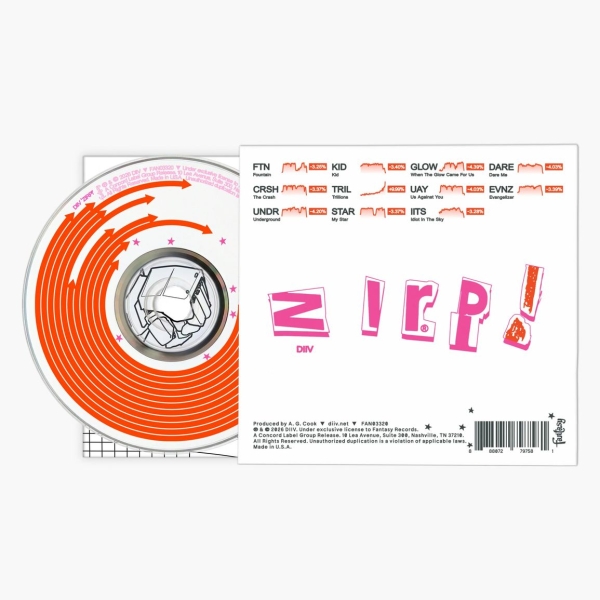 Diiv - Zirp! i gruppen CD / Kommende / Pop-Rock hos Bengans Skivbutik AB (5689896)