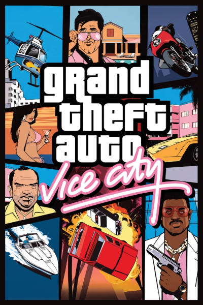 Game Poster - Grand Theft Auto - Vice City 91,5 x 61 cm i gruppen MERCHANDISE / Poster / Game Soundtrack hos Bengans Skivbutik AB (5690281)