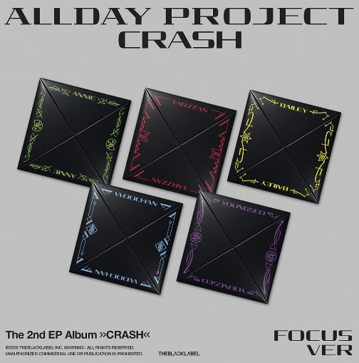 Allday Project - Crash (Focus Ver.) (Random Ver.) i gruppen CD / Kommende / K-Pop hos Bengans Skivbutik AB (5690633)