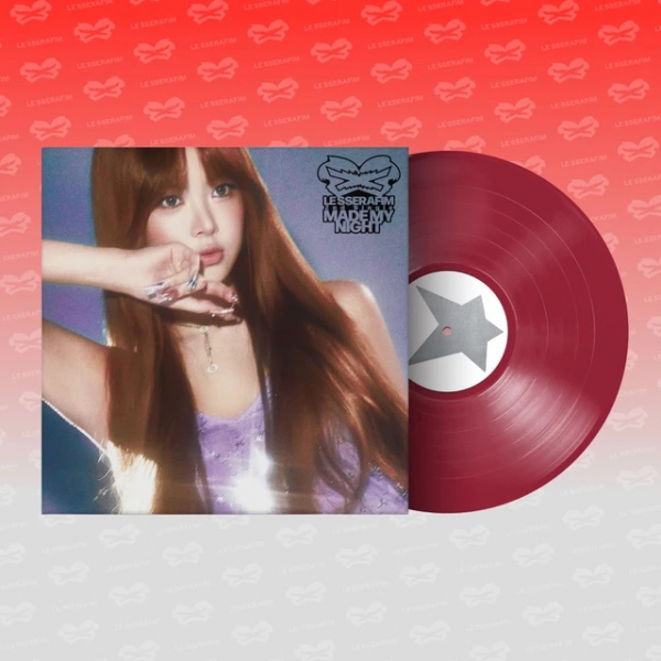 Le Sserafim - Made My Night (Warm Red Ver.) i gruppen VINYL / Kommende / K-Pop hos Bengans Skivbutik AB (5690650)