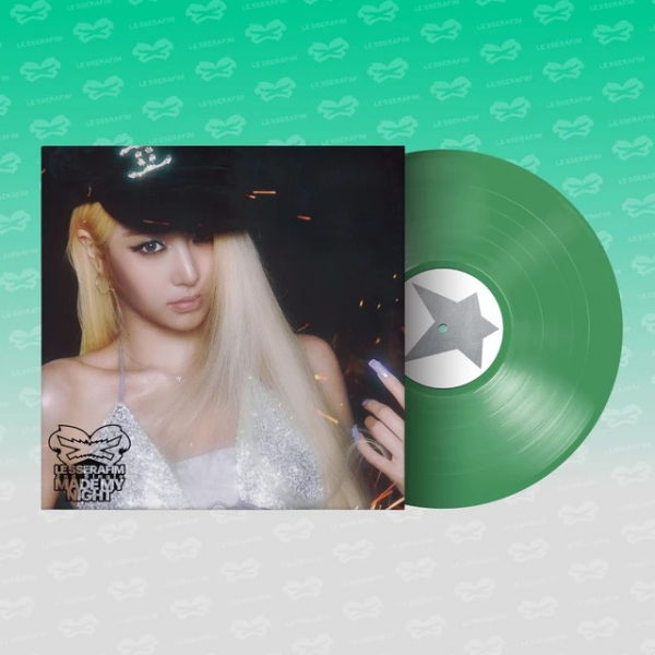 Le Sserafim - Made My Night (Spring Green Ver.) i gruppen VINYL / Kommende / K-Pop hos Bengans Skivbutik AB (5690652)