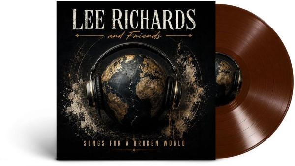 Richards Lee & Friends - Songs For A Broken World (Brown Vin i gruppen VINYL / Kommende / Metal hos Bengans Skivbutik AB (5690761)