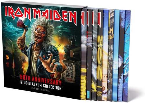 Iron Maiden - 50Th Anniversary Studio Album Collection Pt 1: 1980-1992 i gruppen VINYL / Kommende / Metal hos Bengans Skivbutik AB (5690821)