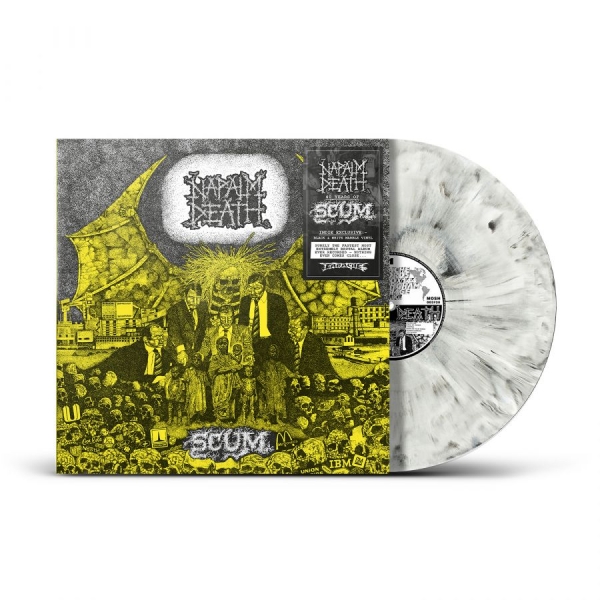 Napalm Death - Scum (Black & White Marbled Vinyl L i gruppen VINYL / Kommende / Metal hos Bengans Skivbutik AB (5690961)