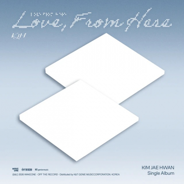 Kim Jae Hwan - Love, From Here (Random Ver.) i gruppen CD / Kommende / K-Pop hos Bengans Skivbutik AB (5690983)