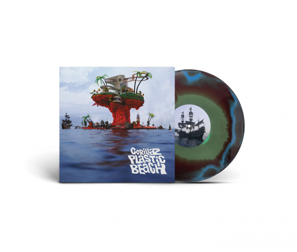 Gorillaz - Plastic Beach (Ltd Blue, Green And Orange, Half-Speed Mastered Vinyl) i gruppen VINYL / Kommende / Pop-Rock hos Bengans Skivbutik AB (5691025)