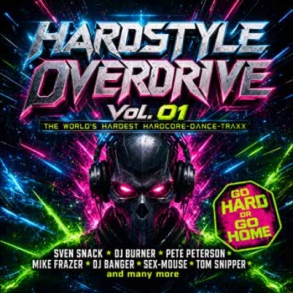 Various Artists - Hardstyle Overdrive Vol. 01 i gruppen CD / Kommende / Pop-Rock hos Bengans Skivbutik AB (5691136)