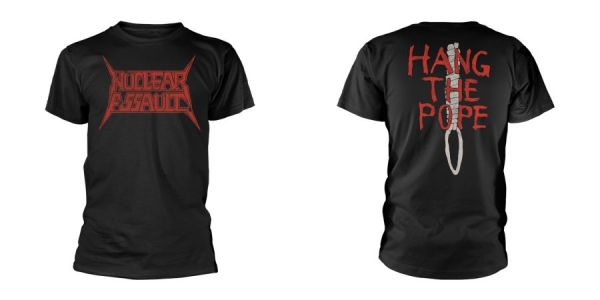 Nuclear Assault - T/S Hang The Pope (Xxl) i gruppen MERCHANDISE / T-shirt / Kommende / Metal hos Bengans Skivbutik AB (5691202)