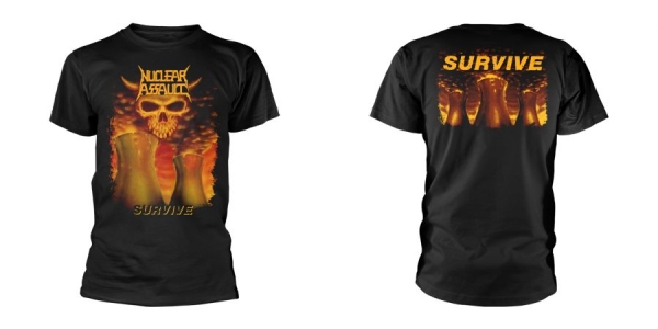 Nuclear Assault - T/S Survive (Xxxl) i gruppen MERCHANDISE / T-shirt / Kommende / Metal hos Bengans Skivbutik AB (5691215)