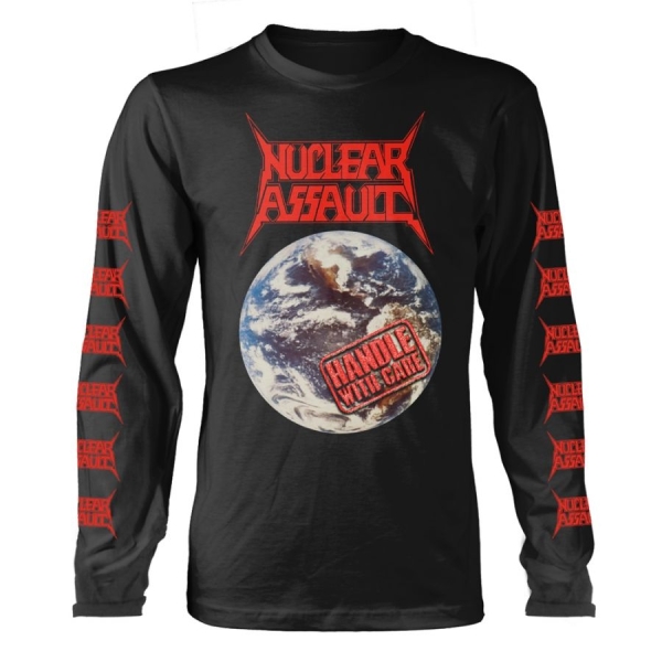 Nuclear Assault - L/S Handle With Care (L) i gruppen MERCHANDISE / T-shirt / Kommende / Metal hos Bengans Skivbutik AB (5691217)