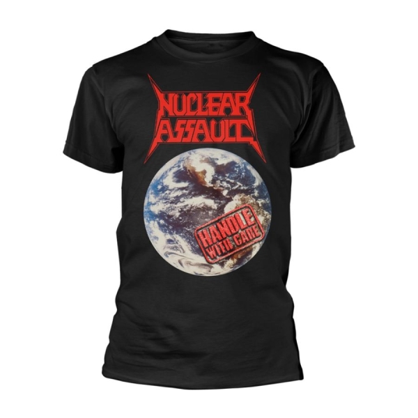 Nuclear Assault - T/S Handle With Care (M) i gruppen MERCHANDISE / T-shirt / Kommende / Metal hos Bengans Skivbutik AB (5691222)