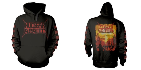 Nuclear Assault - Hood - Game Over (M) i gruppen MERCHANDISE / Hoodies / Kommende / Metal hos Bengans Skivbutik AB (5691229)