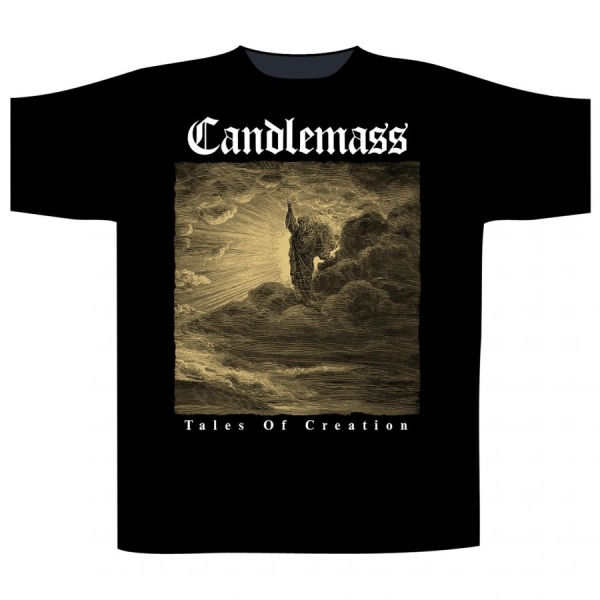 Candlemass - T/S Tales Of Creation (S) i gruppen MERCHANDISE / T-shirt / Kommende / Metal hos Bengans Skivbutik AB (5691387)
