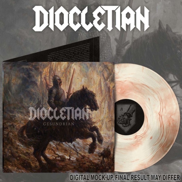Diocletian - Gesundrian (Bone W/ Oxblood Marbled i gruppen VINYL / Kommende / Metal hos Bengans Skivbutik AB (5691608)