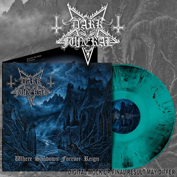 Dark Funeral - Where Shadows Forever Reign (Gatefold / Turquoise w. Black Marble Vinyl LP) i gruppen VI TIPSER / Fredagsutgivelser / 2026-09-25 hos Bengans Skivbutik AB (5691609)