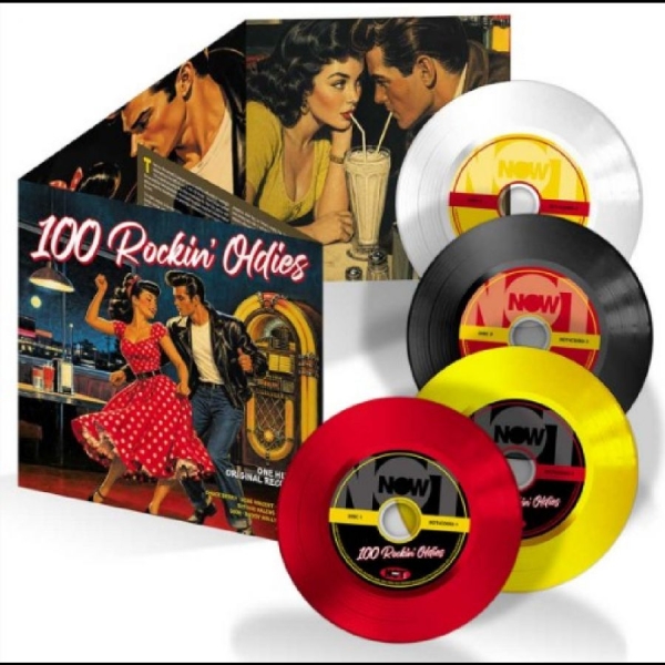 Various Artists - 100 Rockin' Oldies i gruppen CD / Kommende / Pop-Rock hos Bengans Skivbutik AB (5691854)
