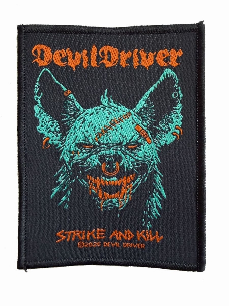 Devildriver - Patch Strike And Kill (10 Cm X 7,7) i gruppen MERCHANDISE / Accessoarer / Kommende / Metal hos Bengans Skivbutik AB (5691961)