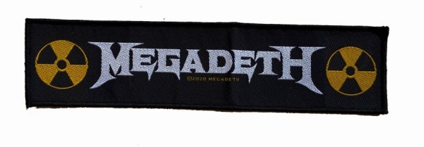 Megadeth - Patch Logo (4,8 Cm X 19,9 Cm) i gruppen MERCHANDISE / Accessoarer / Kommende / Metal hos Bengans Skivbutik AB (5691973)