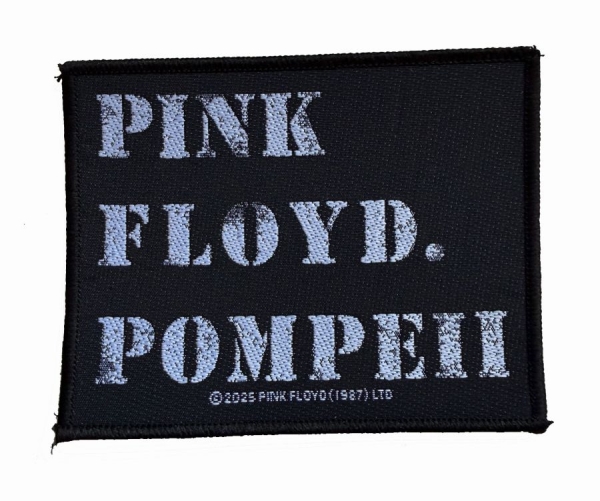 Pink Floyd - Patch Stencil Logo (7,9 Cm X 10 Cm) i gruppen MERCHANDISE / Accessoarer / Kommende / Pop-Rock hos Bengans Skivbutik AB (5691980)
