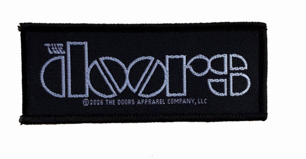 Doors The - Patch Logo (4 Cm X 10,1 Cm) i gruppen MERCHANDISE / Accessoarer / Kommende / Pop-Rock hos Bengans Skivbutik AB (5691985)