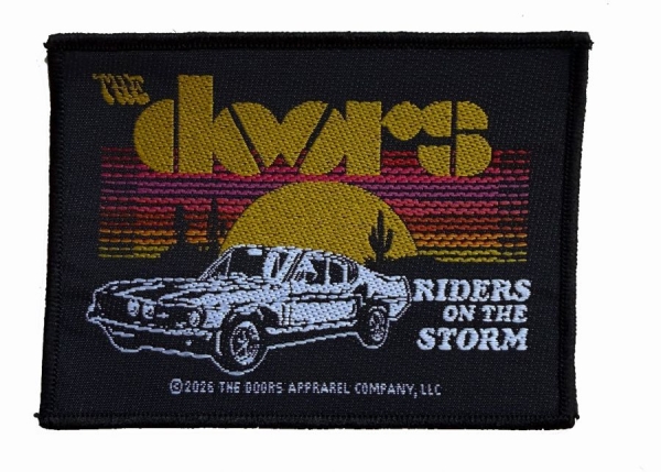 Doors The - Patch Riders Of The Storm (7,3 Cm X i gruppen MERCHANDISE / Accessoarer / Kommende / Pop-Rock hos Bengans Skivbutik AB (5691986)