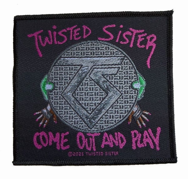 Twisted Sister - Patch Come Out And Play (9,5 Cm X 1 i gruppen MERCHANDISE / Accessoarer / Kommende / Metal hos Bengans Skivbutik AB (5691987)