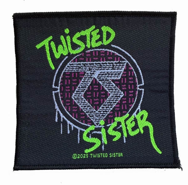 Twisted Sister - Patch Spray Logo (9,7 Cm X 10 Cm) i gruppen MERCHANDISE / Accessoarer / Kommende / Metal hos Bengans Skivbutik AB (5691988)
