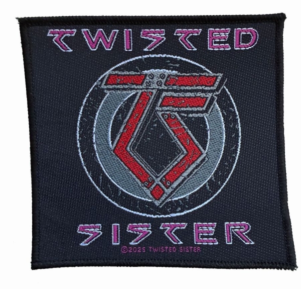 Twisted Sister - Patch Logo (9,8 Cm X 10,1 Cm) i gruppen MERCHANDISE / Accessoarer / Kommende / Metal hos Bengans Skivbutik AB (5691989)