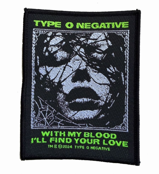 Type O Negative - Patch With My Blood I'll Find Your i gruppen MERCHANDISE / Accessoarer / Kommende / Metal hos Bengans Skivbutik AB (5691991)