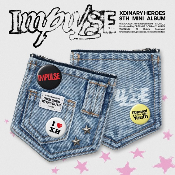 Xdinary Heroes - Impulse (Denim Pouch Ver.) i gruppen CD / Kommende / K-Pop hos Bengans Skivbutik AB (5692000)