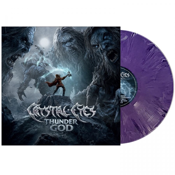 Crystal Eyes - Thunder God (Marbled Vinyl Lp) i gruppen VINYL / Kommende / Metal hos Bengans Skivbutik AB (5692062)