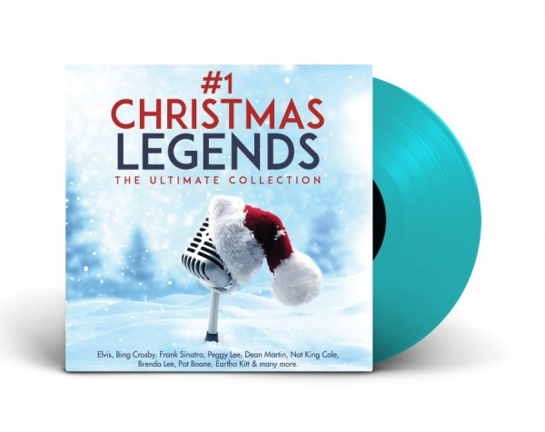 Various Artists - #1 Christmas Legends (Blue Vinyl Lp i gruppen VINYL / Kommende / JuleMusikkk hos Bengans Skivbutik AB (5692068)