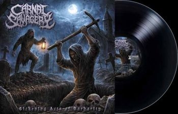 Carnal Savagery - Sickening Acts Of Barbarity (Black i gruppen VINYL / Kommende / Metal hos Bengans Skivbutik AB (5692240)