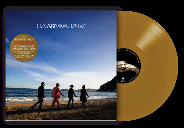 U2 - Carnaval De Luz (Retail Exclusive Gold Vinyl w Alternate Cover) i gruppen VINYL / Kommende / Pop-Rock hos Bengans Skivbutik AB (5692276)
