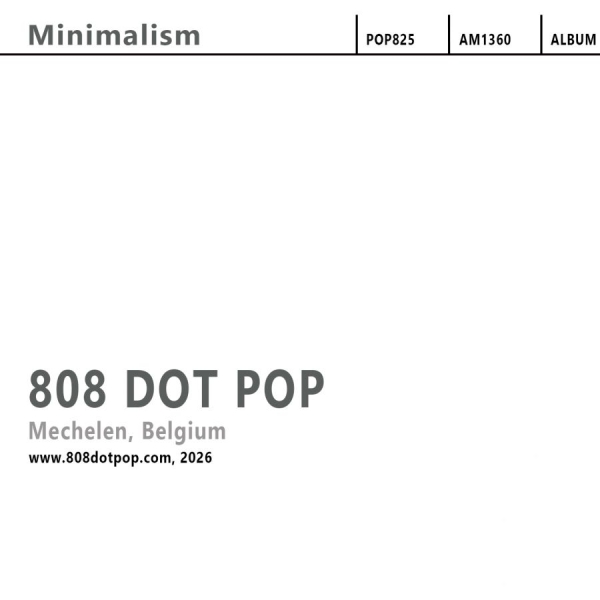 808 Dot Pop - Minimalism (White Album) i gruppen CD / Kommende / Pop-Rock hos Bengans Skivbutik AB (5692412)