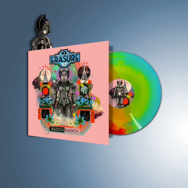 Erasure - Radio!! Radio!! (Sunburst Vinyl) i gruppen VINYL / Kommende / Elektroniskt,Pop-Rock hos Bengans Skivbutik AB (5692571)