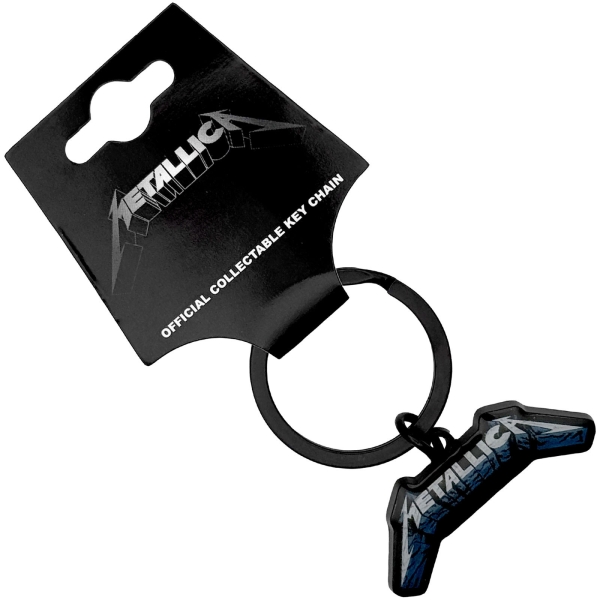 Metallica - Blue Shadow Logo Keychain i gruppen MERCHANDISE / Nøkkelring / / hos Bengans Skivbutik AB (5692759)