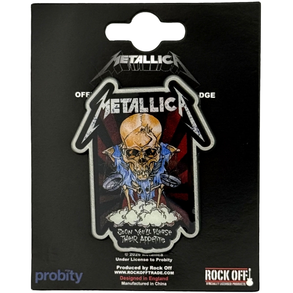 Metallica - Doris Pin Badge i gruppen MERCHANDISE / Pin-Button Badge / / hos Bengans Skivbutik AB (5692777)