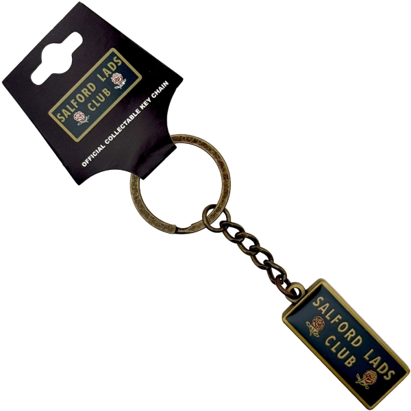 Salford Lads Club - Box Logo Keychain i gruppen MERCH / Tilbehør / Nøkkelringer hos Bengans Skivbutik AB (5692785)