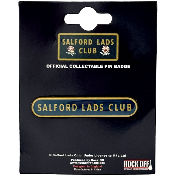 Salford Lads Club - Logo Pin Badge i gruppen MERCH / Tilbehør / Pins & buttons hos Bengans Skivbutik AB (5692786)