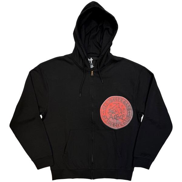 21 Savage - Slaughter Gang Seal Uni Bl Zip Hoodie i gruppen MERCHANDISE / Hoodies / Nyheter / Hip Hop-Rap hos Bengans Skivbutik AB (5692967r)