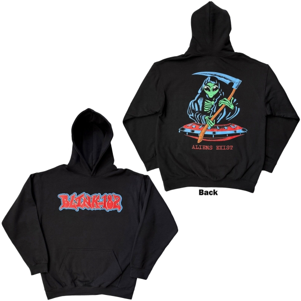 Blink-182 - Alien Reaper Uni Bl Hoodie i gruppen MERCHANDISE / Hoodies / Nyheter / Punk hos Bengans Skivbutik AB (5692978r)