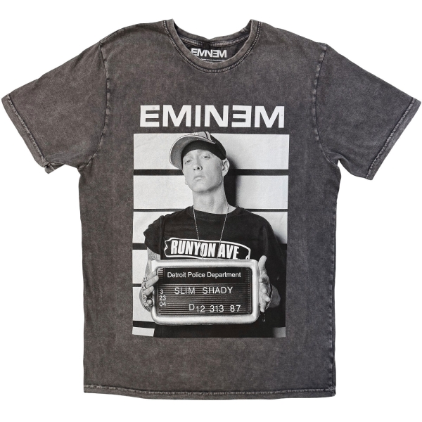 Eminem - Arrest Stone Wash Uni Char T-Shirt i gruppen MERCHANDISE / T-shirt / Nyheter / Hip Hop-Rap hos Bengans Skivbutik AB (5692985r)