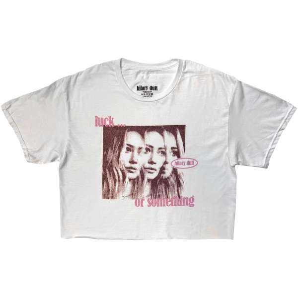 Hilary Duff - 3 Hilarys Lady Wht Crop Top i gruppen MERCHANDISE / T-shirt / Nyheter / Pop-Rock hos Bengans Skivbutik AB (5692996r)