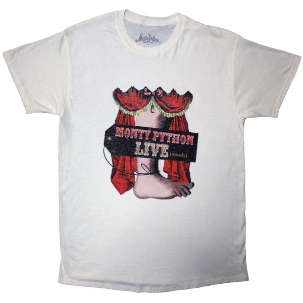 Monty Python - Live Uni Natrl T-Shirt i gruppen MERCHANDISE / T-shirt / Nyheter / Film-Musikkkal hos Bengans Skivbutik AB (5693007r)