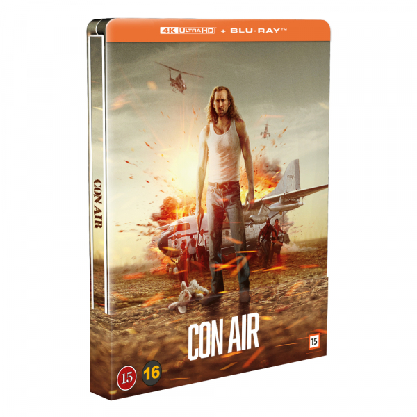 Movie - Con Air (Ltd Steelbook 2-disc / 4K UHD + Blu-ray) i gruppen FILM / Film UHD-4K / / hos Bengans Skivbutik AB (5693040)