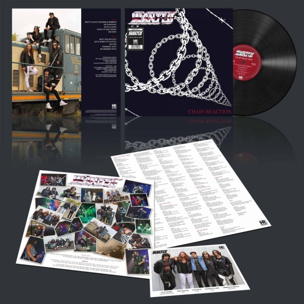 Wanted - Chain Reaction (Black Vinyl Lp) i gruppen VINYL / Mest forhåndsbestilt hos Bengans Skivbutik AB (5693198)