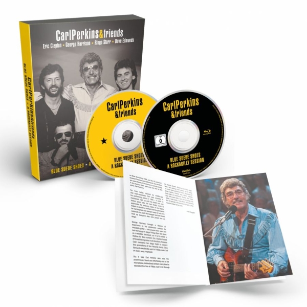 Carl Perkins & Friends - Blue Suede Shoes - A Rockabilly Ses i gruppen Musikk / CD+Blu-ray / Kommende / Pop-Rock hos Bengans Skivbutik AB (5693357)