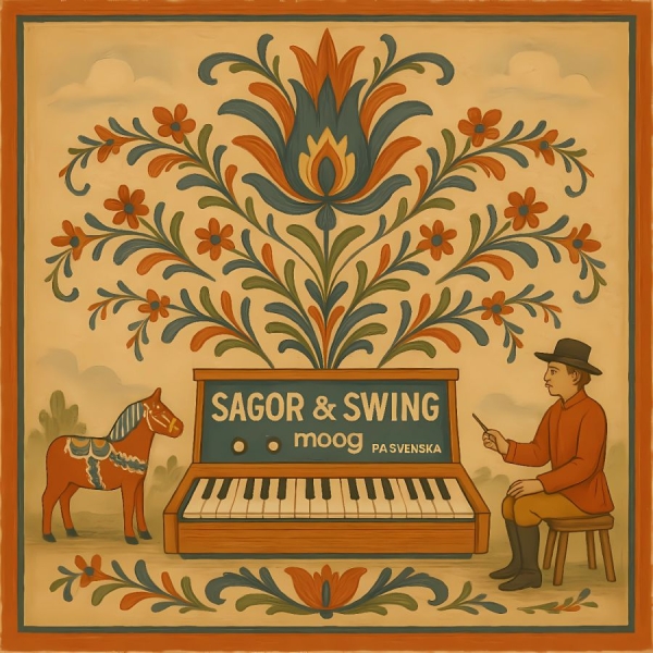 Sagor & Swing - Moog På Svenska i gruppen VINYL / Kommende / World Music hos Bengans Skivbutik AB (5693437)